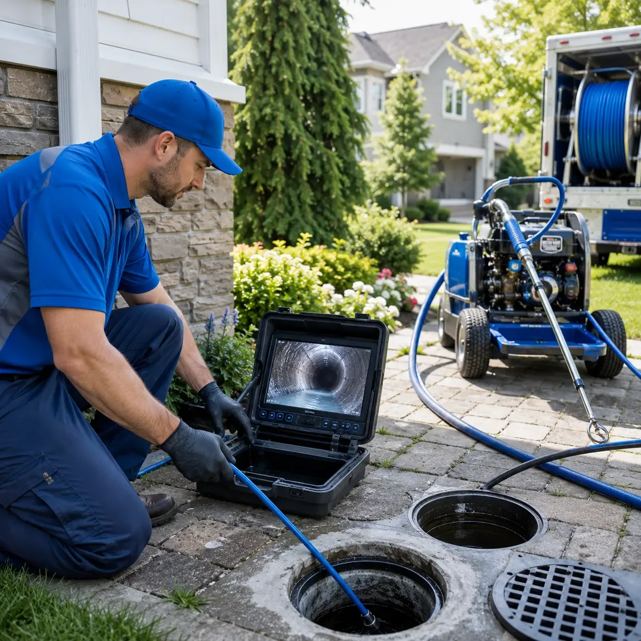 Outdoor drain cleaning professionals serving Mackinaw, IL